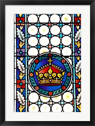 Framed Stained Glass Window Print
