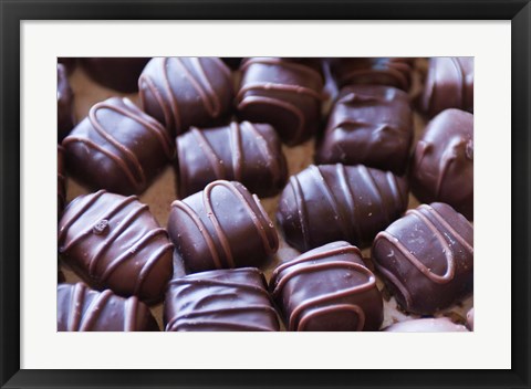 Framed New Brunswick, Ganong Chocolate desserts Print