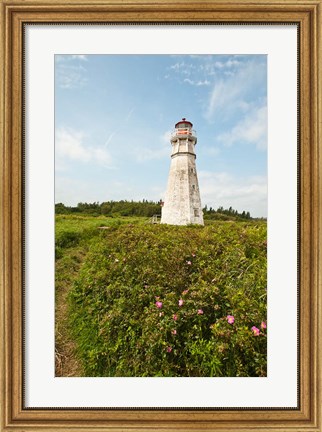 Framed Cape Jourimain NWA Lighthouse Print