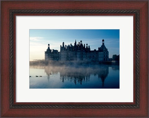 Framed Chateau Chambord at Dawn Print