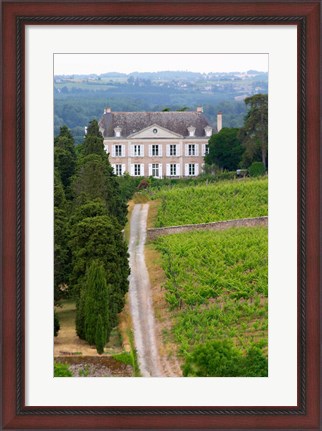 Framed Chateau de la Coulee de Serrant, Loire Valley Print