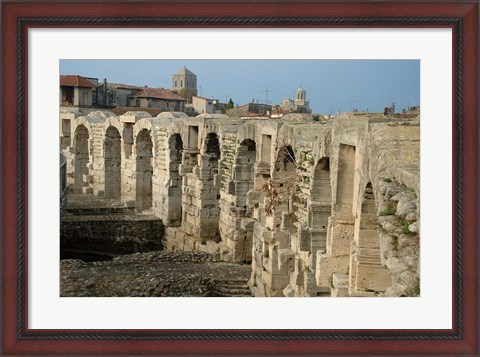 Framed Roman Amphitheatre, France Print