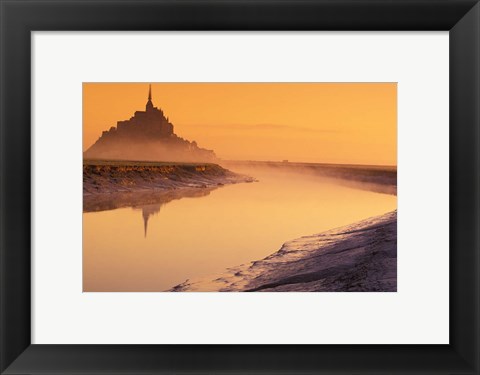 Framed Mont St Michel, Normandy, France Print