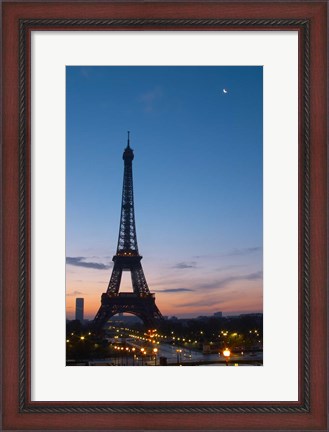 Framed Eiffel Tower and Trocadero Square, Paris, France Print