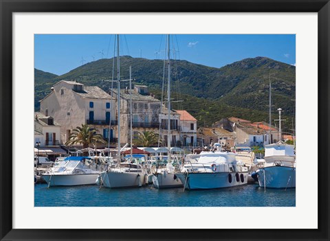 Framed Macinaggio Harbor Print