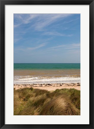 Framed Juno Beach, Courseulles Sur Mer Print