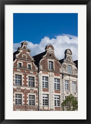 Framed Grand Place buildings, Arras, Pas de Calais, France Print