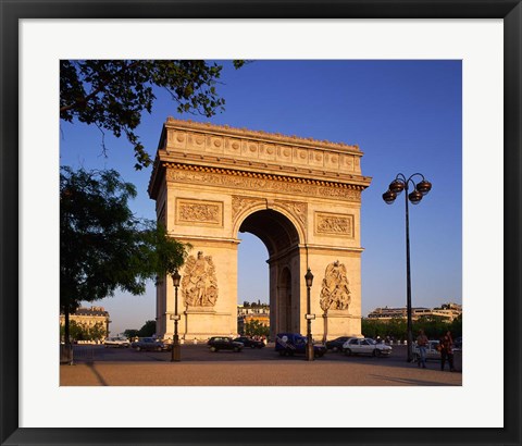 Framed Arc de Triomphe, Paris, France Print