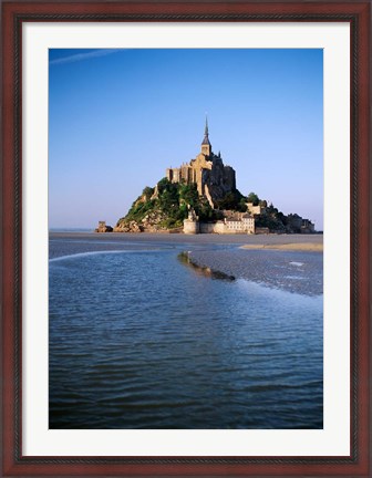Framed Mont Saint-Michel, Normandy, France Print