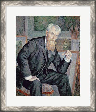 Framed Portrait Of The Painter Henri Edmond Cross, 1898 Print