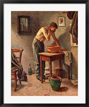 Framed Man Washing Himself, 1886 Print