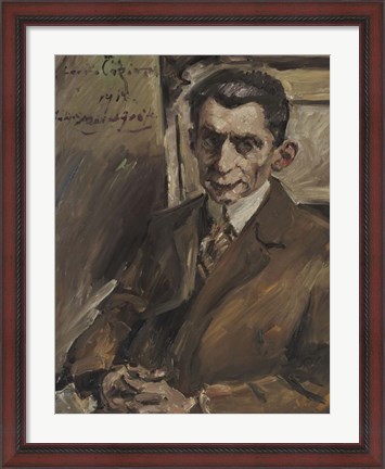 Framed Portrait Of Julius Meier-Graefe, 1914 Print