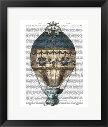 Framed Baroque Fantasy Balloon 1 Print