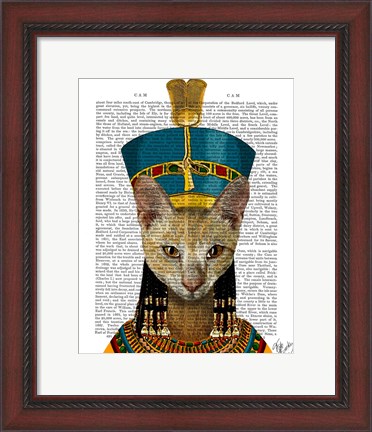 Framed Egyptian Queen Cat Print