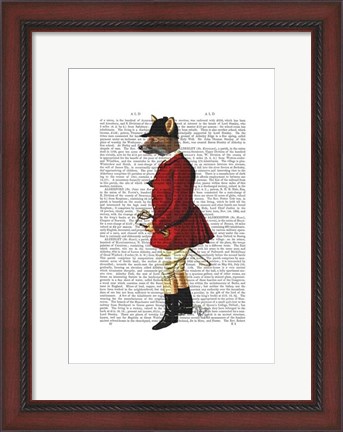Framed Fox Hunter 1 Print