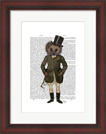 Framed Hedgehog Rider Full Print