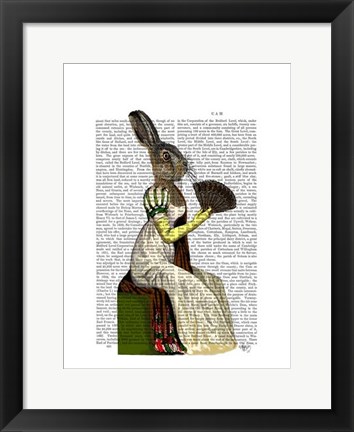 Framed Miss Hare Print