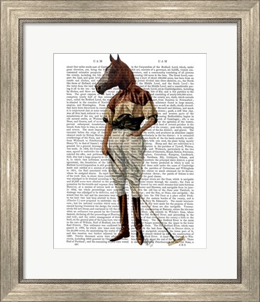Framed Polo Horse Full Print