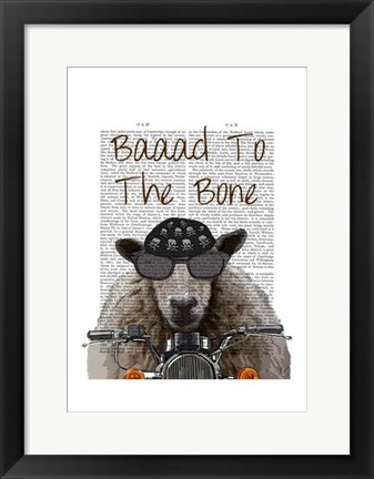 Framed Baaad To the Bone II Print