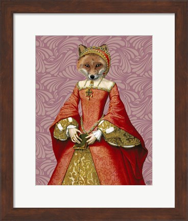 Framed Fox Queen Print
