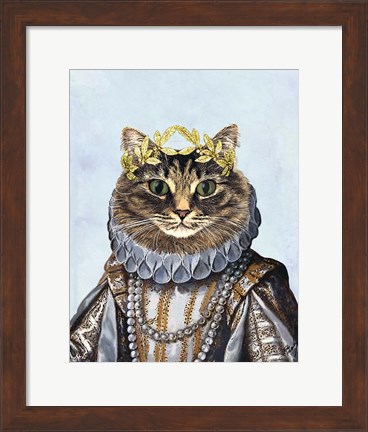 Framed Cat Queen Print