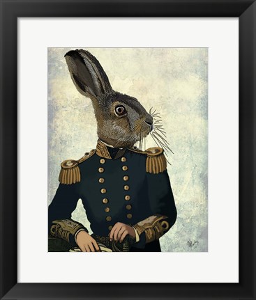 Framed Lieutenant Hare Print