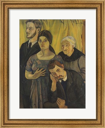 Framed Family Portrait, 1912 Print