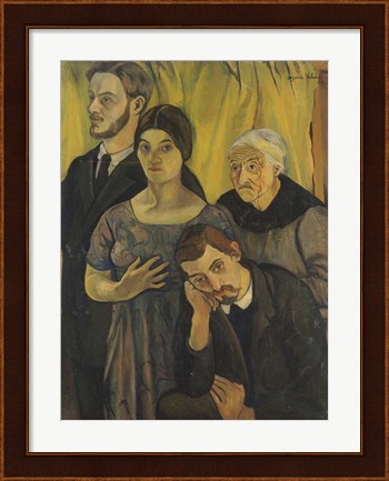 Framed Family Portrait, 1912 Print