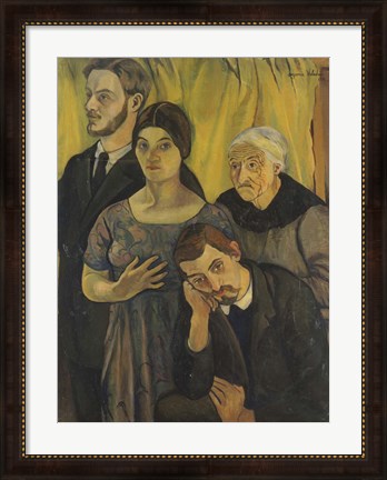 Framed Family Portrait, 1912 Print