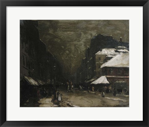 Framed Snow, 1899 Print