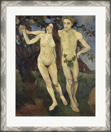Framed Adam and Eve, 1979 Print