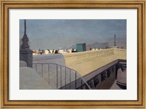 Framed Pont Neuf in Paris, 1901 Print