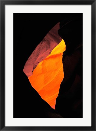 Framed Shaft of Light, Upper Antelope Canyon 1 Print