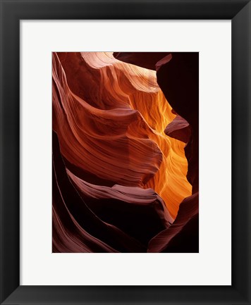 Framed Antelope Canyon, Navajo Tribal Land, Arizona Print