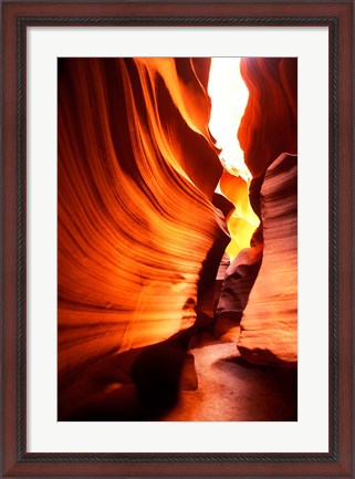 Framed Antelope Canyon Silhouettes in Page, Arizona Print