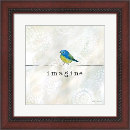 Framed Birds of a Feather Square IV Print