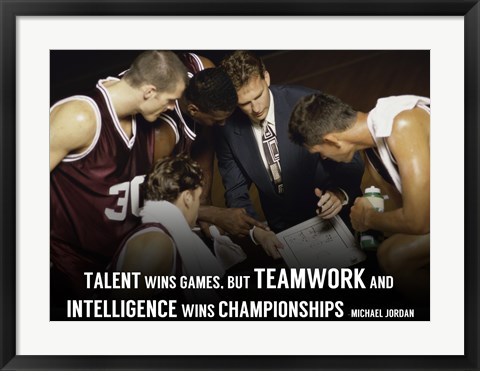 Framed Teamwork Print