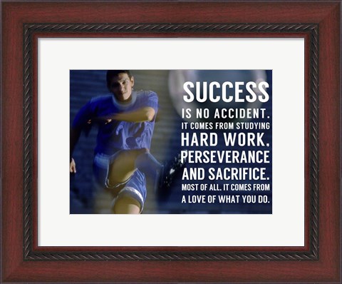 Framed Success is No Accident Print