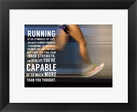 Framed Running Print