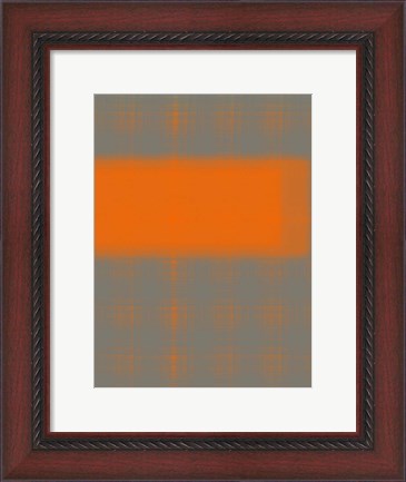 Framed Abstract Orange 3 Print