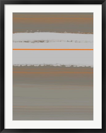 Framed Abstract Orange 4 Print
