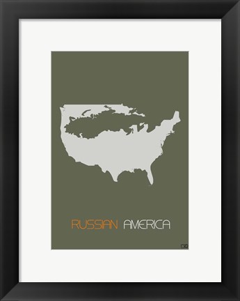 Framed Russian America Print