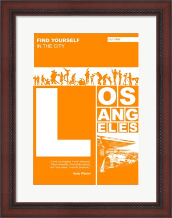 Framed LA: Find Yourself In The City Print