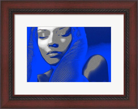 Framed Blue Beauty Print