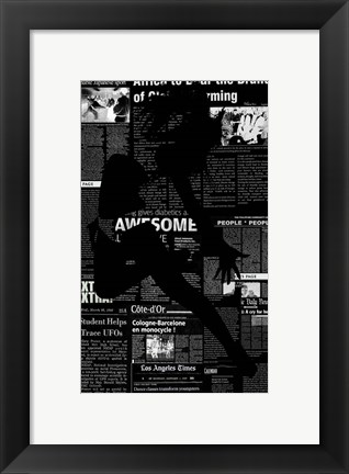 Framed Paper Dance Print