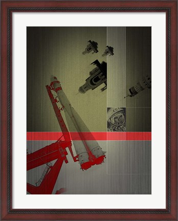 Framed Yuri Gagarin Print
