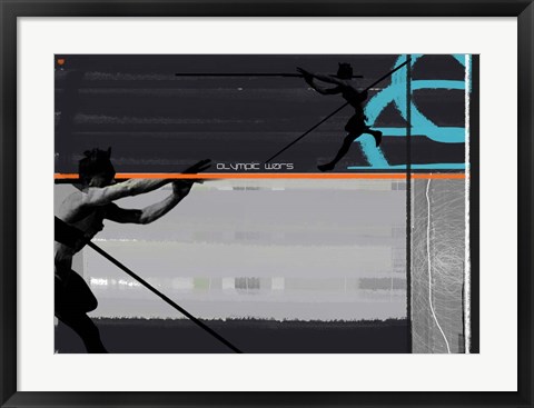 Framed Olympic Effort Print