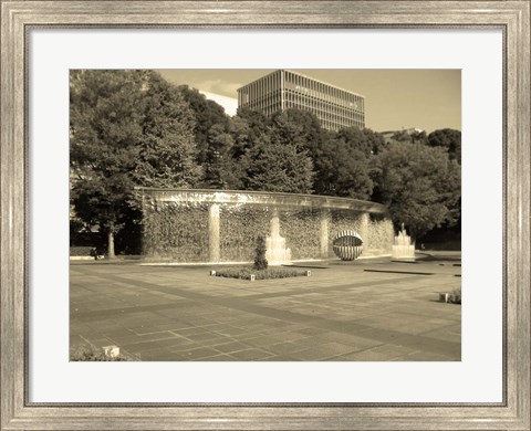 Framed Tokyo Fountain Print