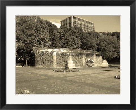 Framed Tokyo Fountain Print