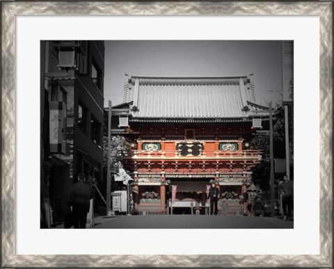 Framed Shrine In Tokyo Print
